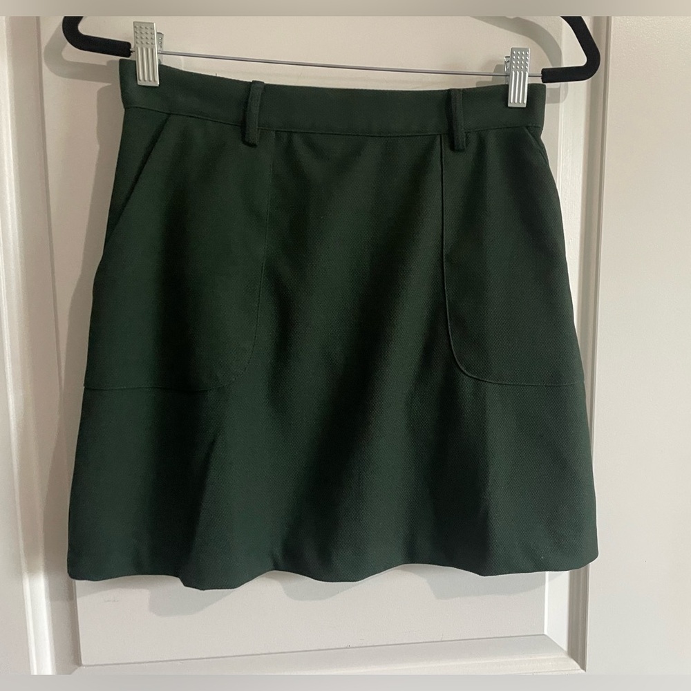 Princess Highway Dark Green Skater Skirt